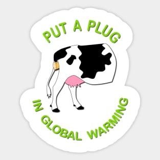 Put A Plug in Global Warming Sticker
